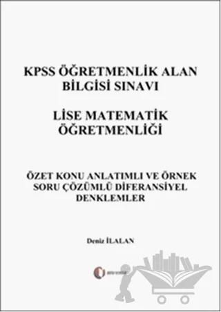 KPSS Öğretmenlik Alan Bilgisi Sınavı Lise Matematik Öğretmenliği - Diferansiyel Denklemler
