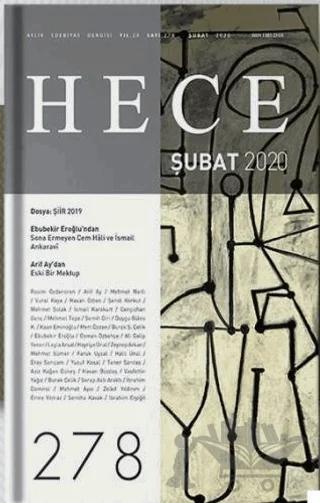 Hece Aylık Edebiyat Dergisi Sayı: 278 Şubat 2020