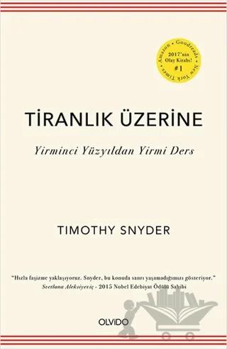 Tiranlık Üzerine – Timothy Snyder – Olvido Kitap kitap kapağı