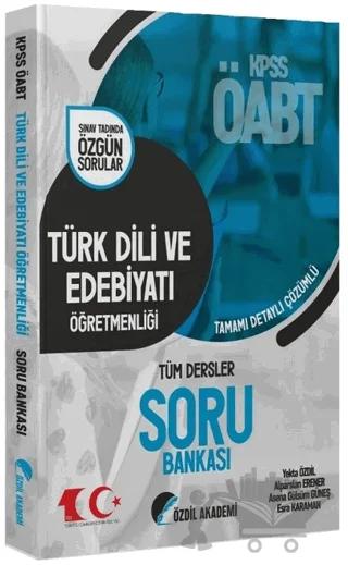 Özdil Akademi 2023 ÖABT Türk Dili ve Edebiyatı Öğretmenliği Soru Bankası Çözümlü - Yekta Özdil Özdil