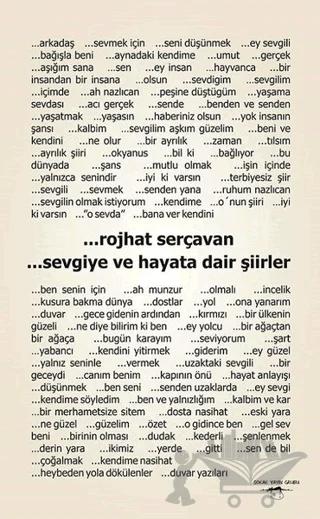 Sevgiye ve Hayata Dair Şiirler