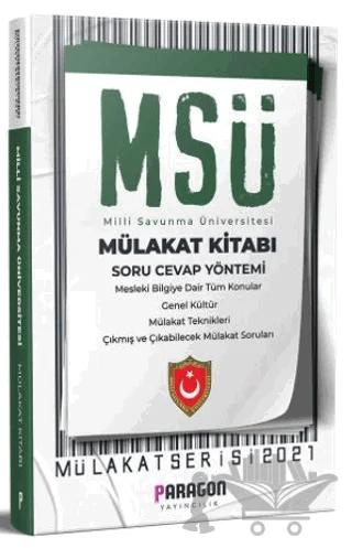 2021 Milli Savunma Üniversitesi Çıkmış Sorularla Mülakat Kitabı
