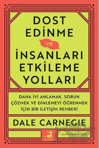Dost Edinme ve İnsanları Etkileme Yolları – Dale Carnegie – Olimpos Yayınları kitap kapağı