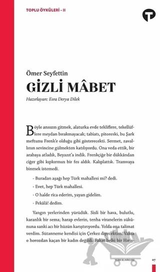 Gizli Mabet - Toplu Öyküleri 2