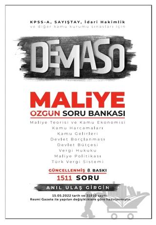 KPSS A Grubu DEMASO Maliye Özgün Soru Bankası