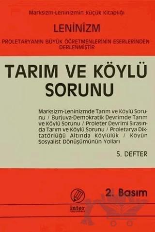 Tarım ve Köylü Sorunu
