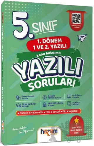 5. Sınıf Konu Anlatımlı Yazılı Soruları Tamamı Video Çözümlü - Hediye Planlama Kitapçığı
