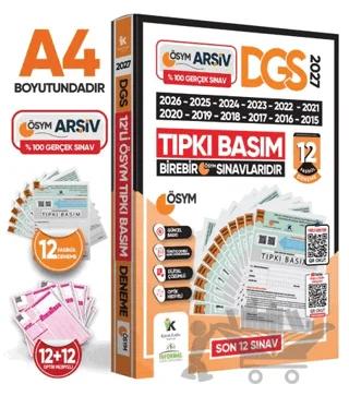 2027 DGS Çıkmış Soru Tıpkı Basım ÖSYM TAM Kitapçık SAY-SÖZ-TM 12li Deneme D. Çözümlü Türkiye Geneli