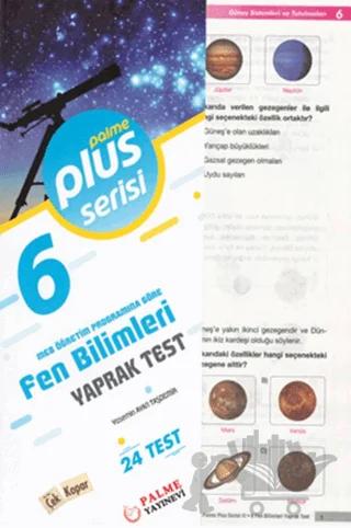 6. Sınıf Plus Serisi Fen Bilimleri Yaprak Test
