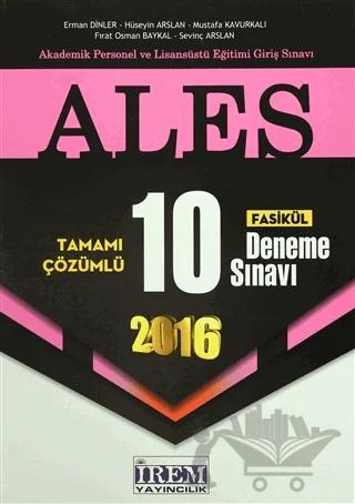 2016 ALES Tamamı Çözümlü 10 Fasikül Deneme Sınavı