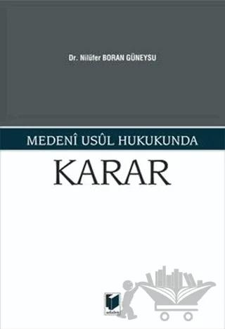 Medeni Usul Hukukunda Karar