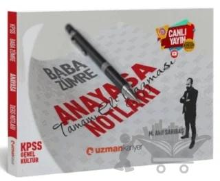 2020 KPSS Baba Zümre Anayasa Notları