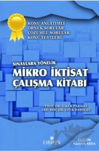 Mikro İktisat Çalışma Kitabı – İlker Parasız – Orion Kitabevi kitap kapağı