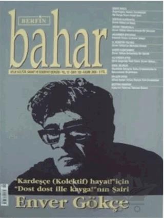 Berfin Bahar Aylık Kültür, Sanat ve Edebiyat Dergisi Sayı: 105
