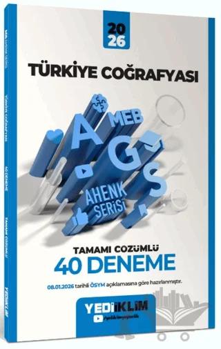 2026 MEB-AGS Ahenk Türkiye Coğrafyası Tamamı Çözümlü 40 Deneme