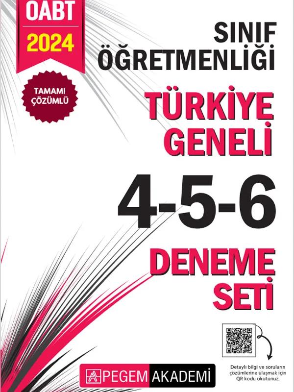 2024 KPSS ÖABT Sınıf Öğretmenliği Tamamı Çözümlü Türkiye Geneli 4-5-6 (3'lü Deneme Seti)