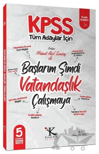 KPSS Başlarım Şimdi Vatandaşlık Çalışmaya Ders Notları