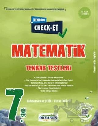 7. Sınıf Kendini Check - Et Matematik Tekrar Testleri