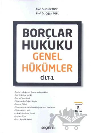 Borçlar Hukuku Genel Hükümler Cilt:1