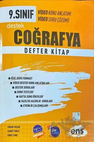 9. Sınıf Coğrafya Destek Defter Kitap
