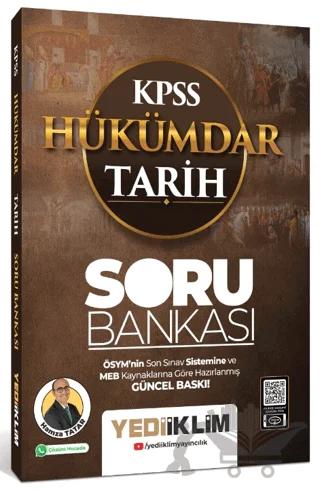KPSS Hükümdar Tarih Soru Bankası – Hamza Tatar – Yediiklim Yayınları kitap kapağı
