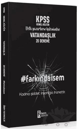 2020 KPSS Farkındaİsem Genel Kültür Vatandaşlık 20 Deneme