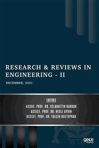 Research and Reviews in Engineering 2 - December 2021