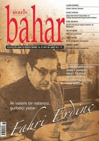 Berfin Bahar Aylık Kültür, Sanat ve Edebiyat Dergisi Sayı: 180