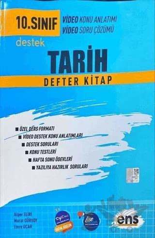 10. Sınıf Tarih Destek Defter Kitap