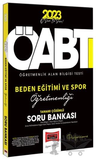 Yargı Yayınları 2023 KPSS ÖABT Beden Eğitim ve Spor Öğretmenliği Tamamı Çözümlü Soru Bankası