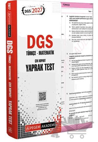 2027 DGS Türkçe-Matematik Çek Kopart Yaprak Test