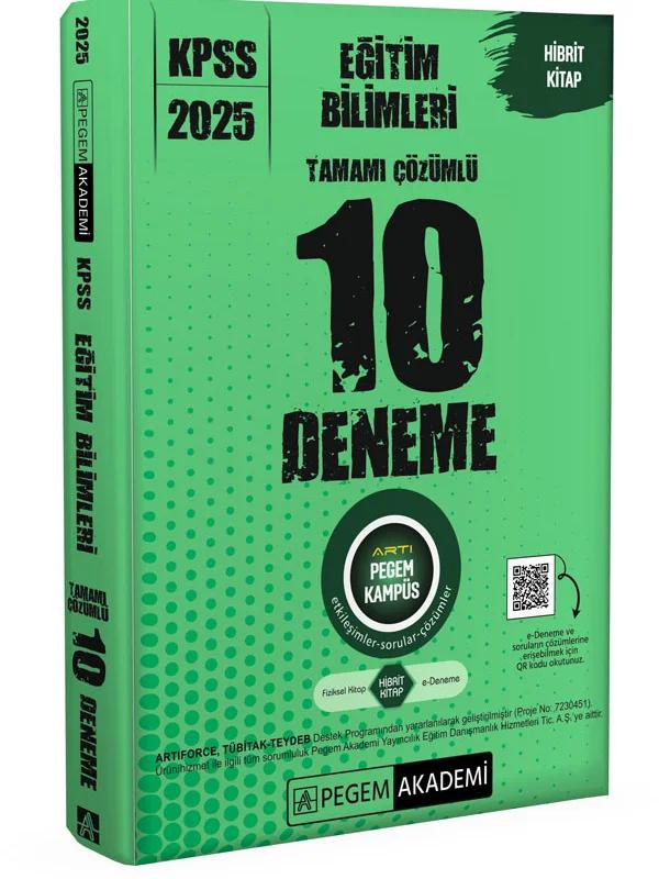 2025 KPSS Eğitim Bilimleri Tamamı Çözümlü 10 Deneme