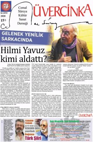 Üvercinka Dergisi Sayı: 73 Kasım 2020