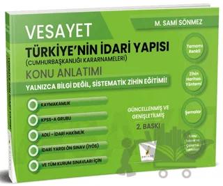 Vesayet Türkiye'nin İdari Yapısı (Cumhurbaşkanlığı Kararnameleri) Konu Anlatımı