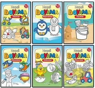 Neşeli Boyama 6 Kitap Set 4-5 Yaş