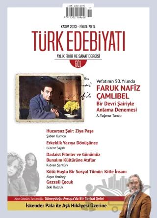 Türk Edebiyatı Dergisi Sayı: 601 Kasım 2023