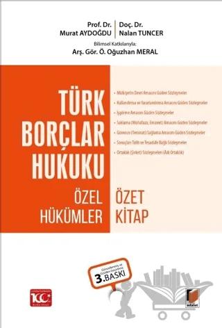 Türk Borçlar Hukuku Özel Hükümler Özet Kitap