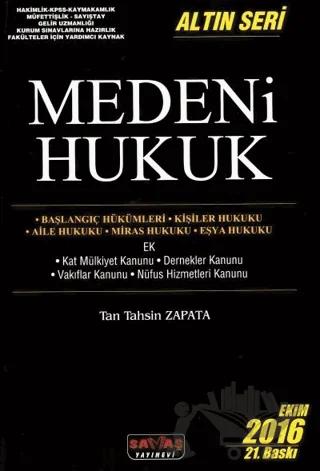 Medeni Hukuk Konu Anlatımı - Altın Seri