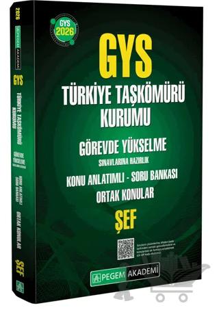2026 GYS Türkiye Taşkömürü Kurumu Görevde Yükselme Sınavlarına Hazırlık Konu Anlatımlı Soru Bankası Ortak Konular Şef