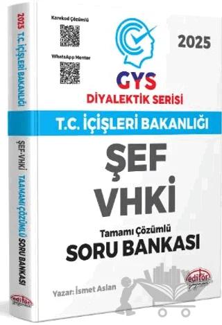 T.C. İçişleri Bakanlığı ŞEF-VHKİ GYS Diyalektik Serisi Karekod Çözümlü Soru Bankası