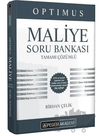 2022 KPSS A Grubu Optimus Maliye Tamamı Çözümlü Soru Bankası