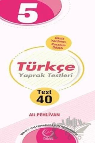 5. Sınıf Türkçe Yaprak Test (40 Test)