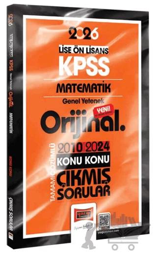2026 KPSS Lise-Önlisans Matematik Orijinal 2010-2024 Konu Konu Çıkmış Sorular