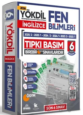 İngilizce YÖKDİL Fen Bilimleri Tıpkı Basım 6 lı Deneme – Kolektif – Karakutu Yayın kitap kapağı