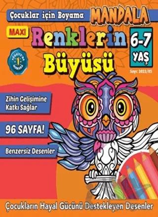 Maxi Mandala Renklerin Büyüsü 4 – Bertan Kodamanoğlu – Maxi Yayıncılık kitap kapağı