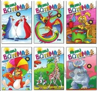 Neşeli Boyama (6 Kitap Takım)
