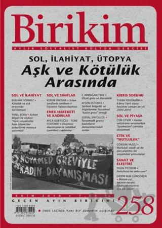 Birikim Aylık Sosyalist Kültür Dergisi Sayı: 258