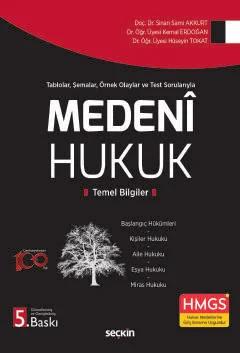 Tablolar, Şemalar, Örnek Olaylar ve Test SorularıylaMedeni Hukuk Temel Bilgiler