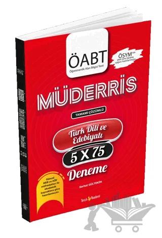 ÖABT Müderris Türk Dili Edebiyatı 5X75 Tamamı Çözümlü Deneme