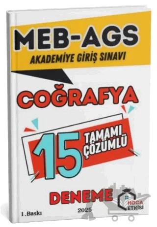 2025 MEB-AGS Coğrafya 15 Deneme Çözümlü